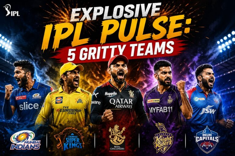 Explosive IPL Pulse: 5 Gritty Teams