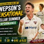 Sheffield Shield 2025–26: Swepson’s Sensational Stellar Summer Performance