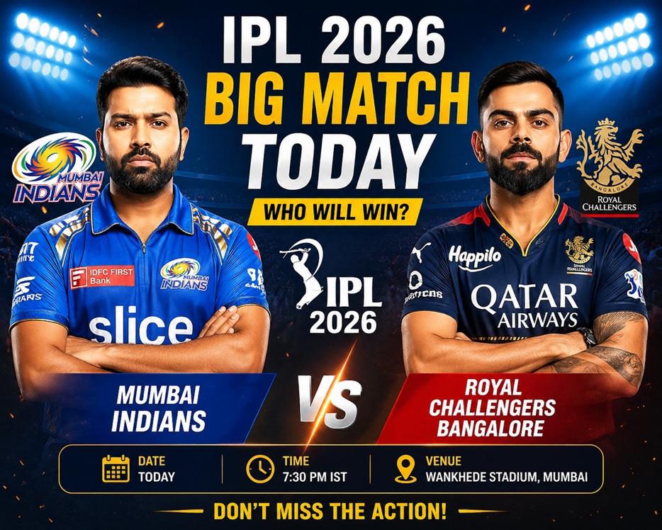 IPL 2026 Big Match Today