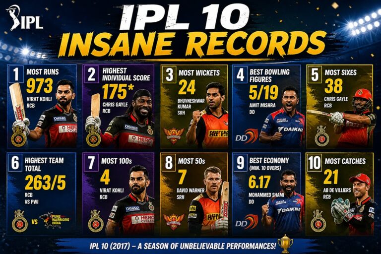 IPL 10 Insane Records