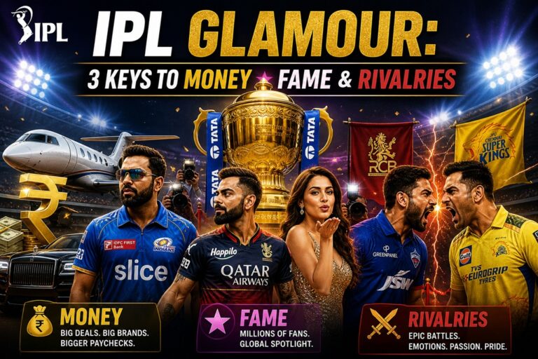 IPL Glamour: 3 Keys to Money Fame & Rivalries