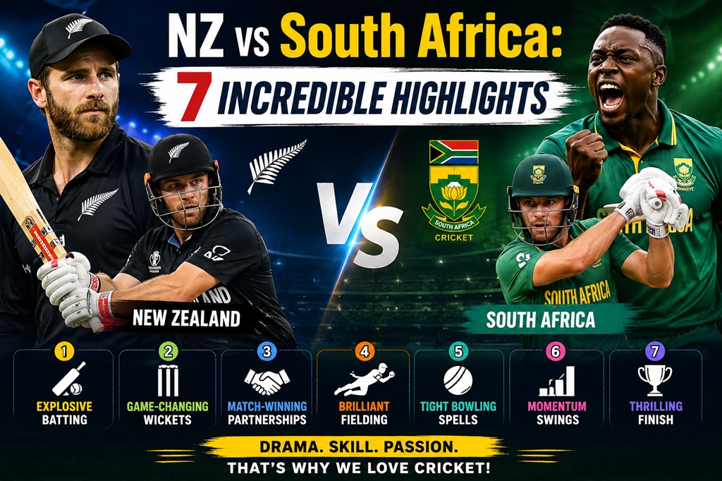 NZ vs South Africa: 7 Incredible Highlights